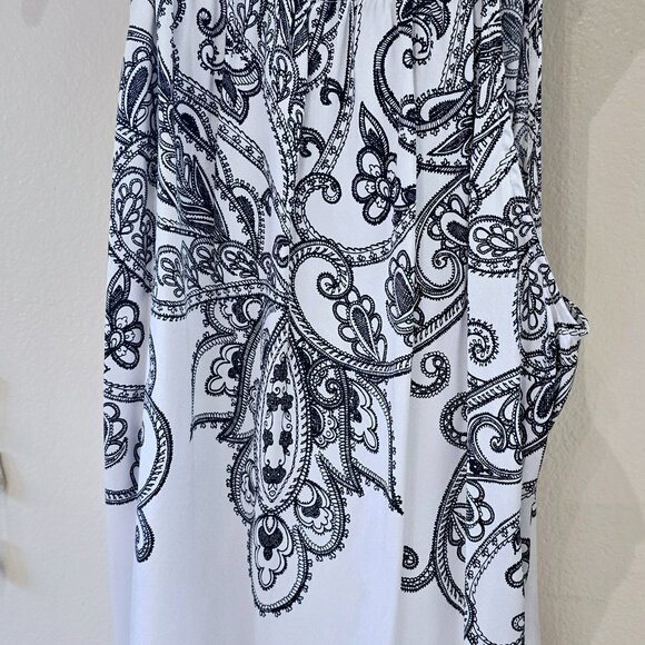 Cache Tops - Beautiful Cache Silk Sleeveless Top Size Large